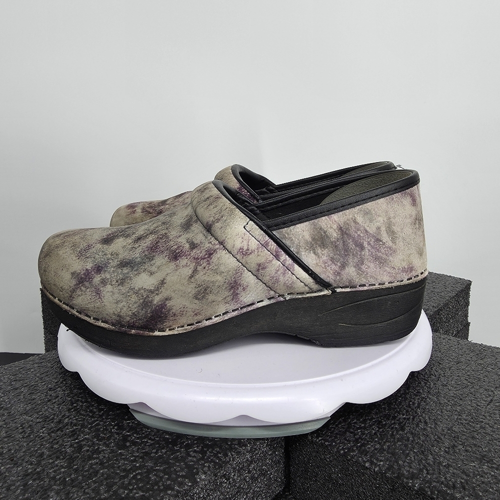Dansko XP 2.0 Professional Clogs Women 40 US 9.5-10 Shoes Gray Purple Work